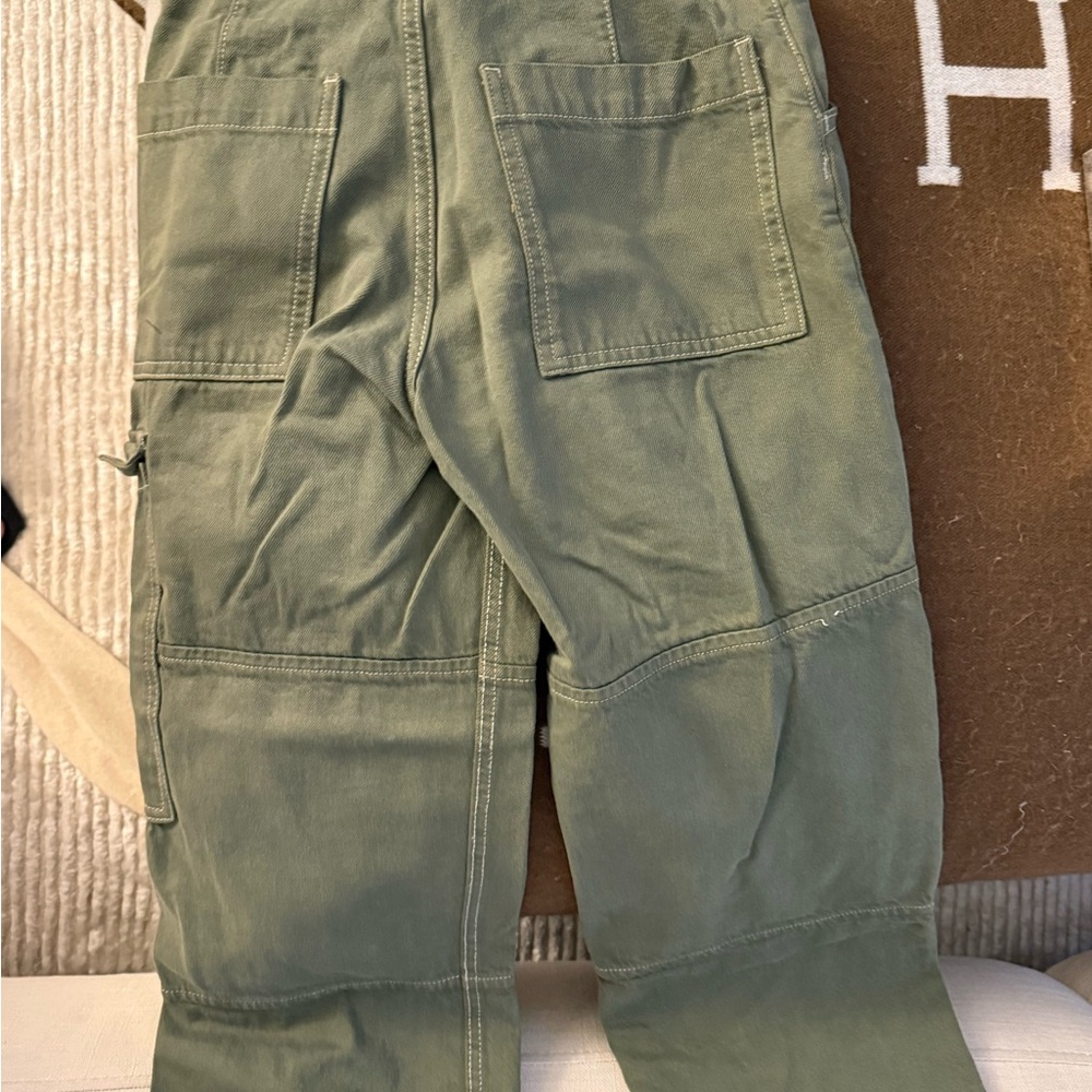 Mango Olive Cargo Pants